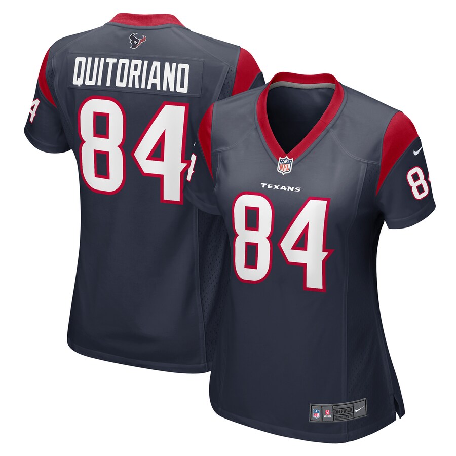 Women's Houston Texans Teagan Quitoriano Nike Navy Game Player Jersey - ujerseystore