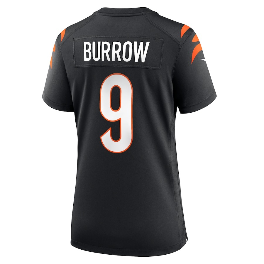 Women's Cincinnati Bengals Joe Burrow Nike Black Player Game Jersey - ujerseystore