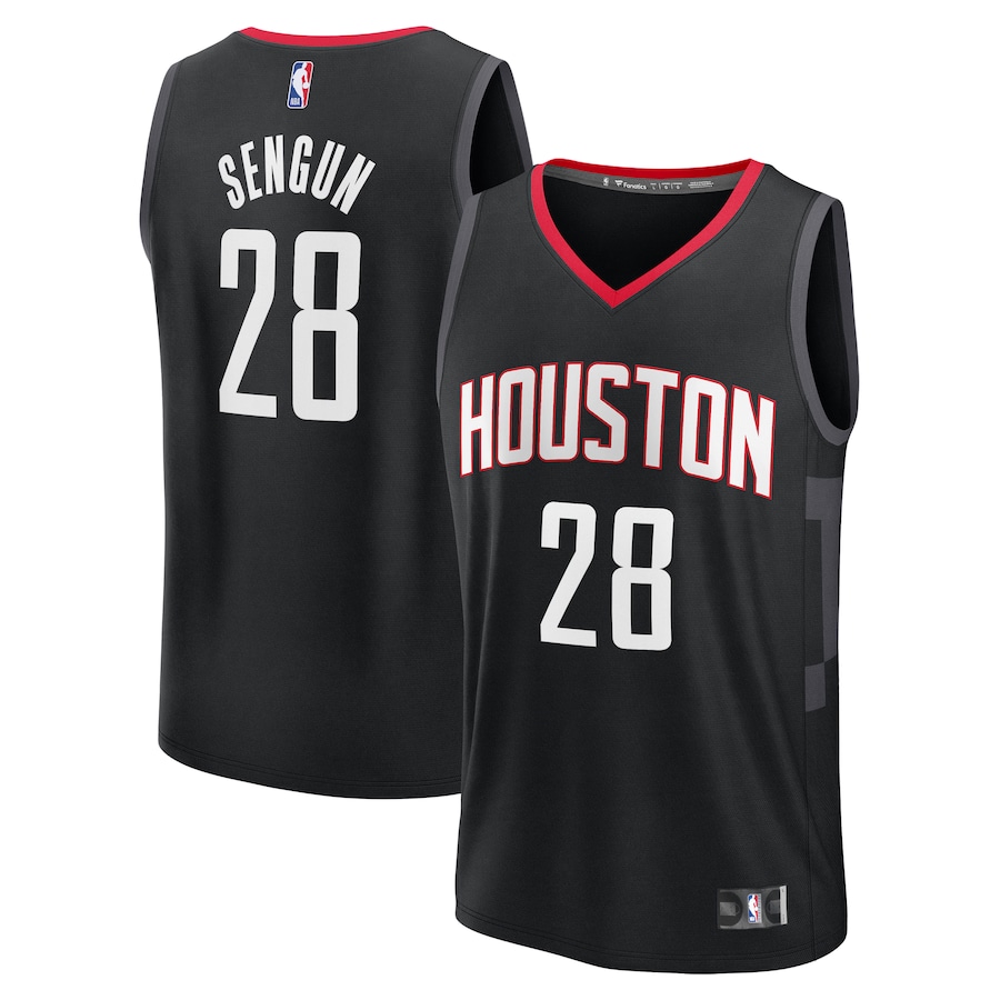 Men's Houston Rockets Alperen Sengun Fanatics Black Fast Break Replica Player Jersey - Statement Edition - ujerseystore