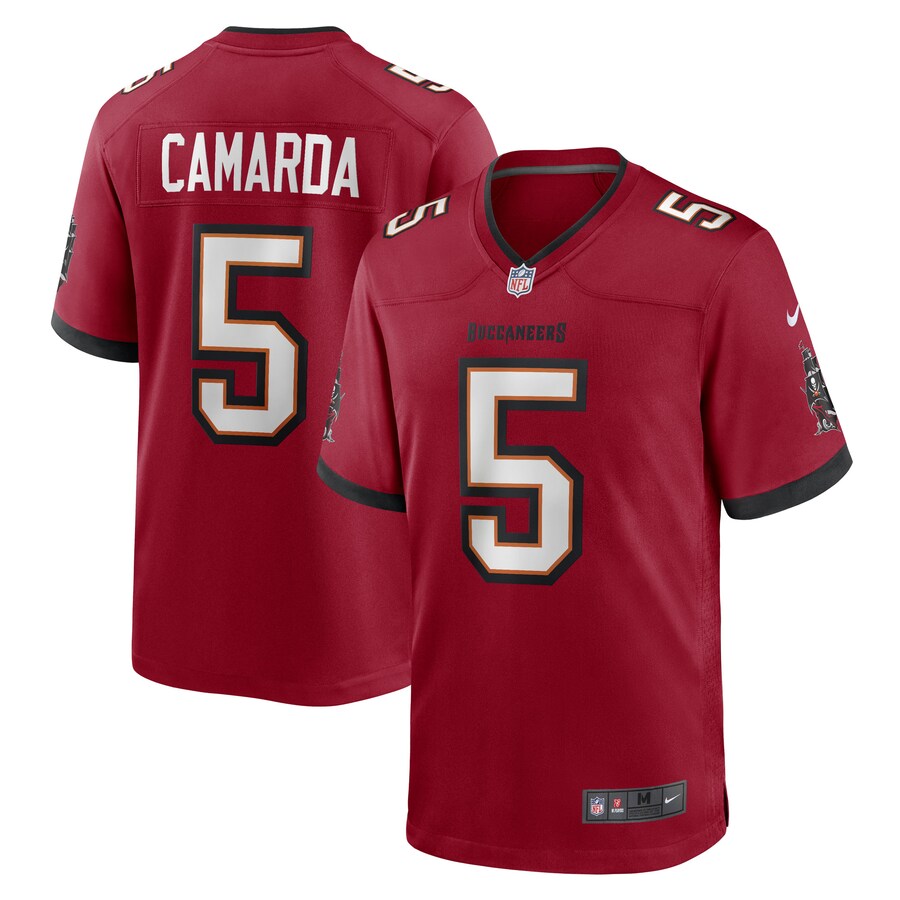 Men's Tampa Bay Buccaneers Jake Camarda Nike Red Game Player Jersey - ujerseystore