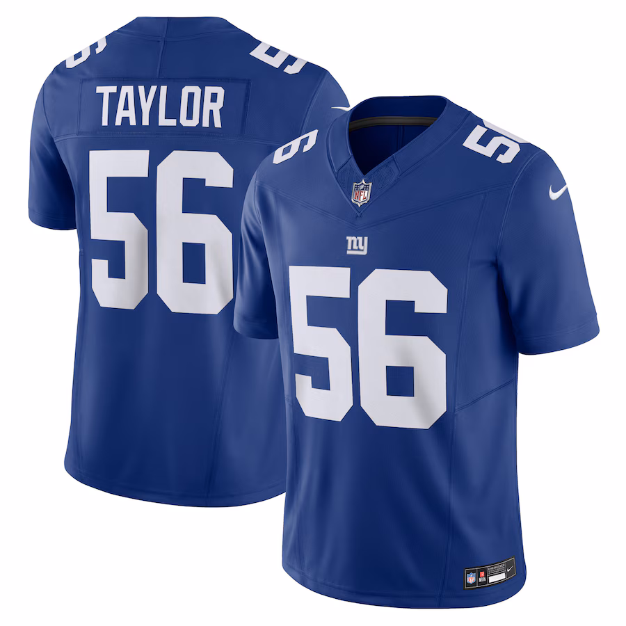 Men's New York Giants Lawrence Taylor Nike Royal Vapor F.U.S.E. Limited Jersey - ujerseystore