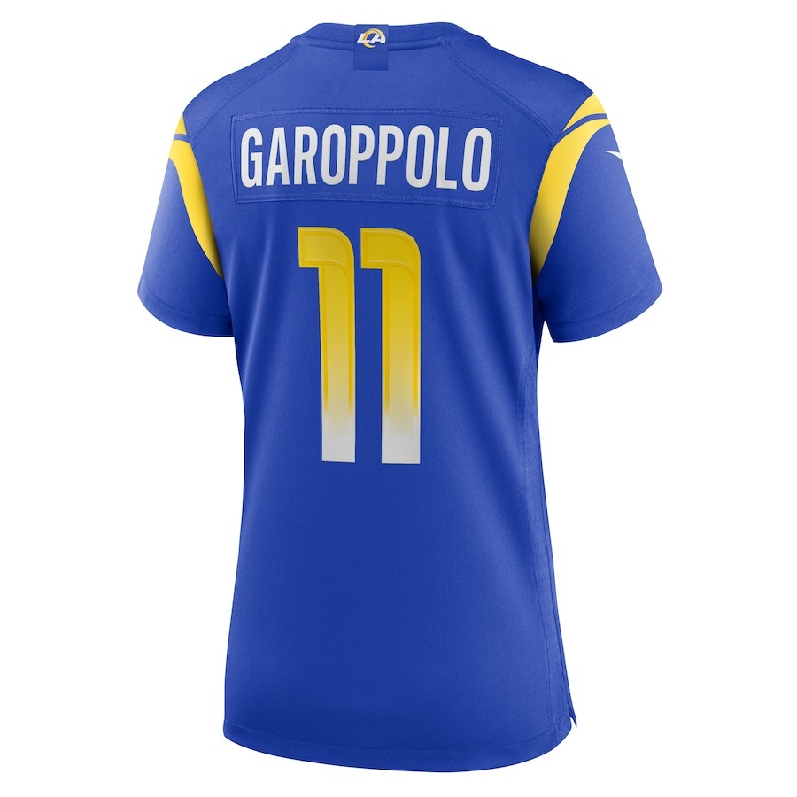 Women's Los Angeles Rams Jimmy Garoppolo Nike  Royal Team Game Jersey - ujerseystore