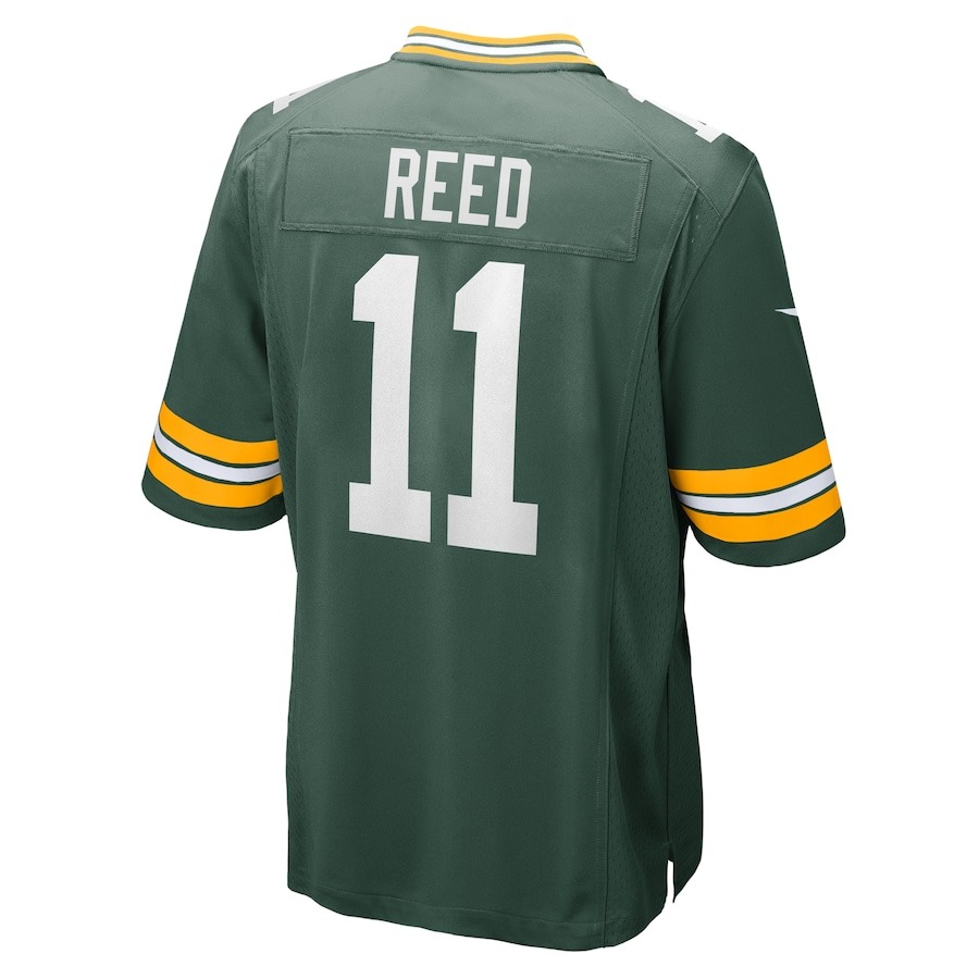 Men's Green Bay Packers Jayden Reed Nike  Green  Game Jersey - ujerseystore