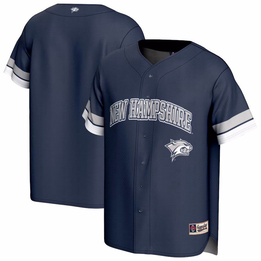 Unisex GameDay Greats Navy New Hampshire Wildcats Spirit Baseball Jersey - ujerseystore
