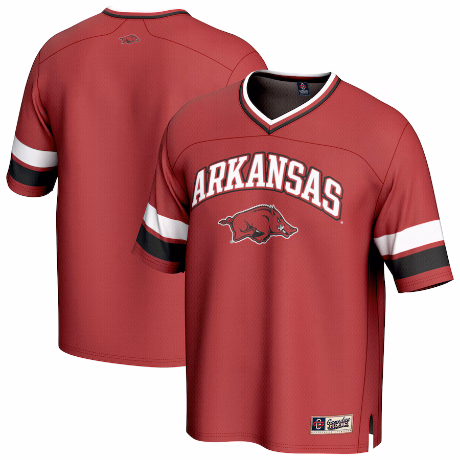 Youth GameDay Greats Cardinal Arkansas Razorbacks Spirit Football Jersey - ujerseystore
