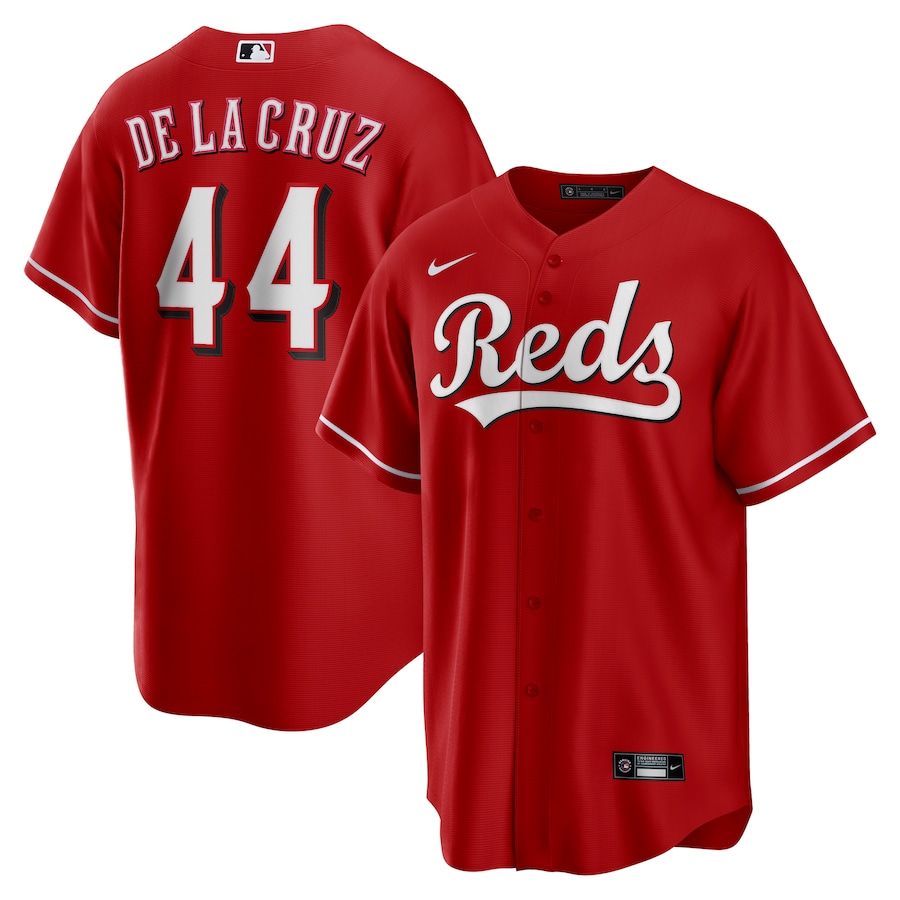 Men's Cincinnati Reds Elly De La Cruz Nike Red Alternate Replica Jersey - ujerseystore