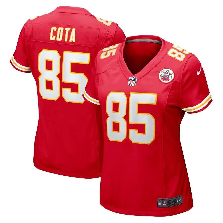 Women's Kansas City Chiefs Chase Cota Nike  Red  Game Jersey - ujerseystore