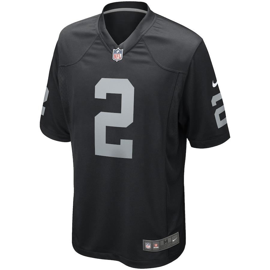 Men's Las Vegas Raiders Daniel Carlson Nike Black Game Player Jersey - ujerseystore