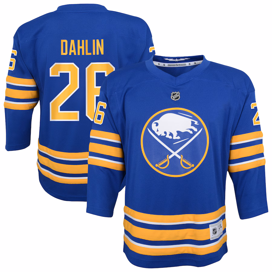 Youth Buffalo Sabres Rasmus Dahlin Navy Home Replica Player Jersey - ujerseystore