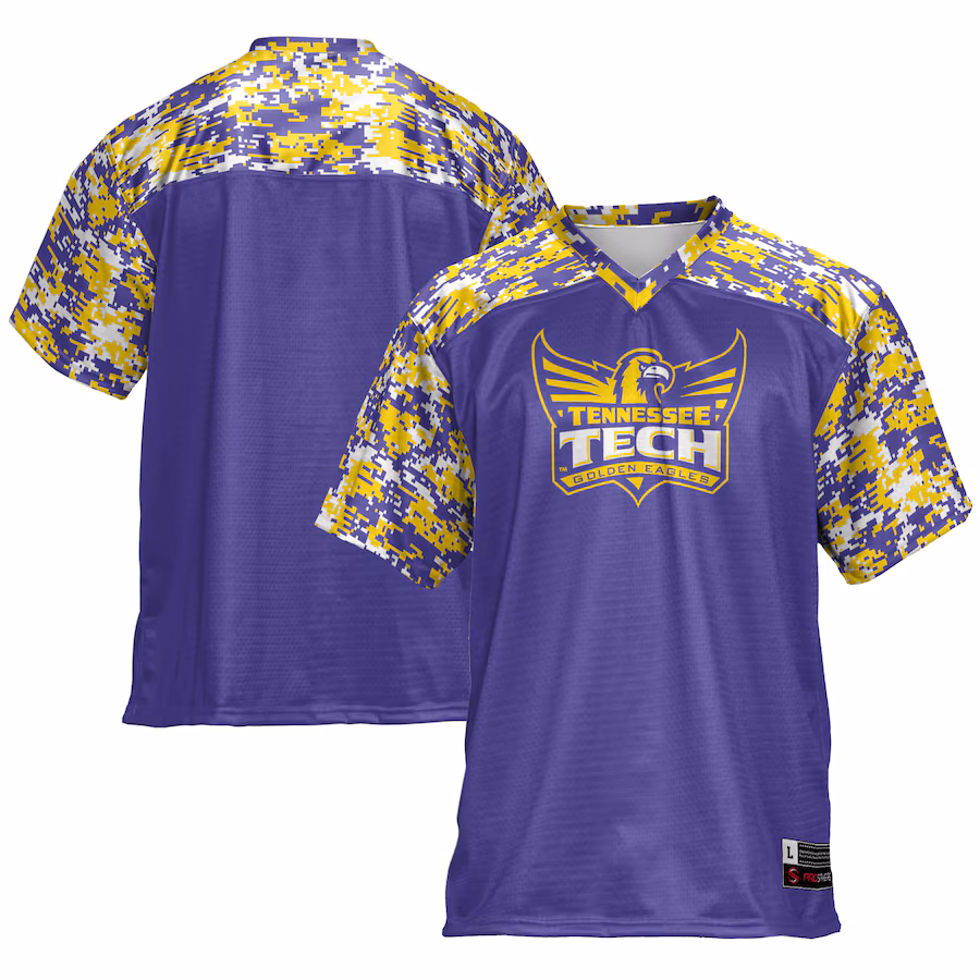 Men's GameDay Greats Purple Tennessee Tech Golden Eagles Football Jersey - ujerseystore