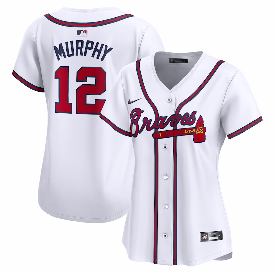 Women's Atlanta Braves Sean Murphy Nike White Home Limited Player Jersey - ujerseystore
