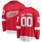 Men's Detroit Red Wings Fanatics Branded Red Home Breakaway Custom Jersey - ujerseystore