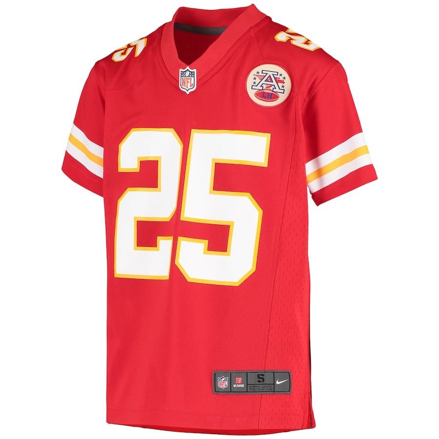 Youth Kansas City Chiefs Clyde Edwards-Helaire Nike Red Game Jersey - ujerseystore
