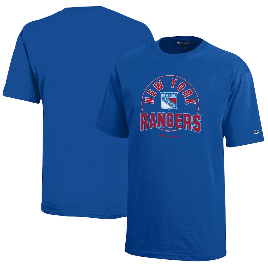 Youth New York Rangers Champion Royal Jersey T-Shirt - ujerseystore