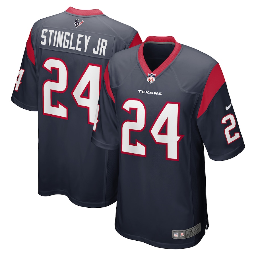 Men's Houston Texans Derek Stingley Jr. Nike Navy Player Game Jersey - ujerseystore