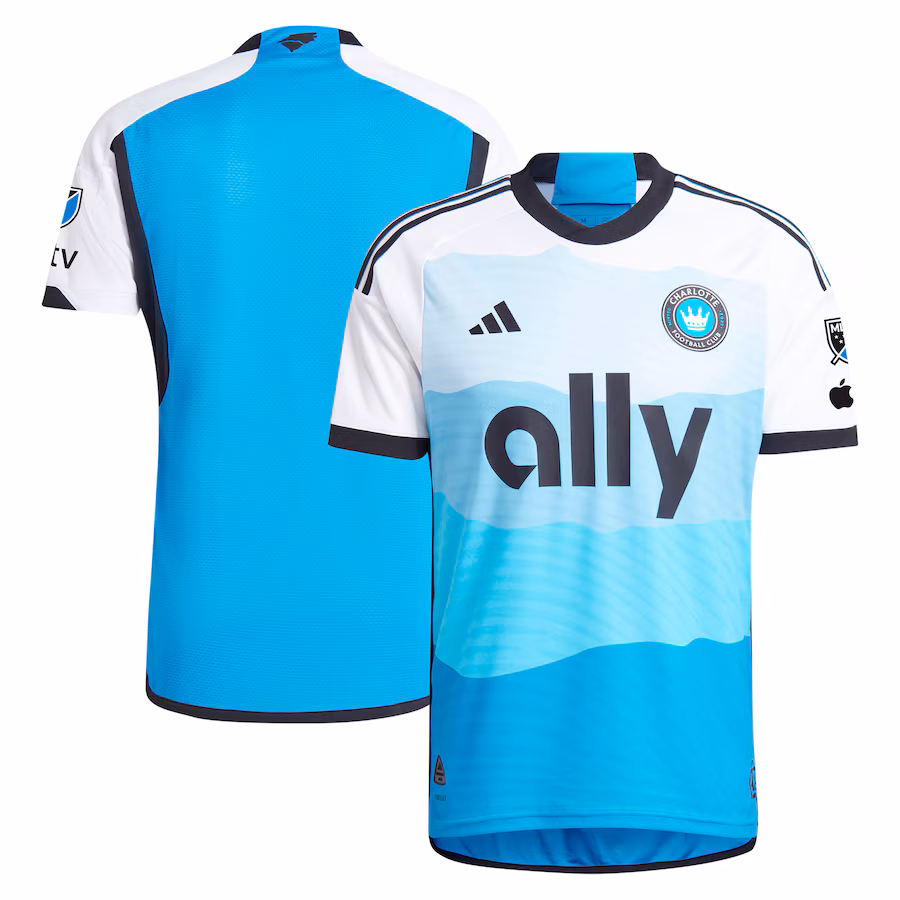 Men's Charlotte FC  adidas Blue 2024 The Carolina Kit: Explore Authentic Jersey - ujerseystore