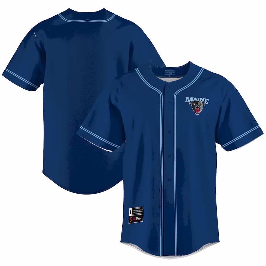 Maine Black Bears GameDay Greats  Lightweight Baseball Jersey - Blue - ujerseystore