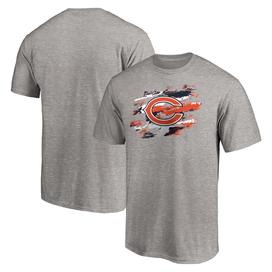 Men's Chicago Bears Heather Gray True Color T-Shirt - ujerseystore