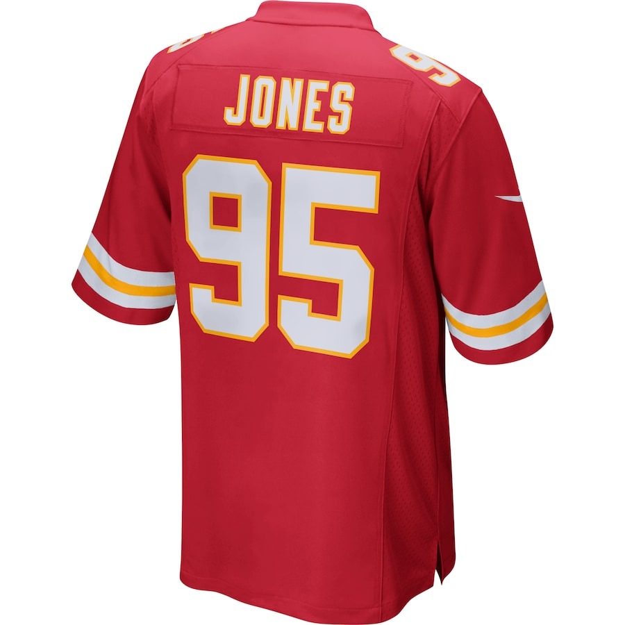 Men's Kansas City Chiefs Chris Jones Nike Red Game Jersey - ujerseystore