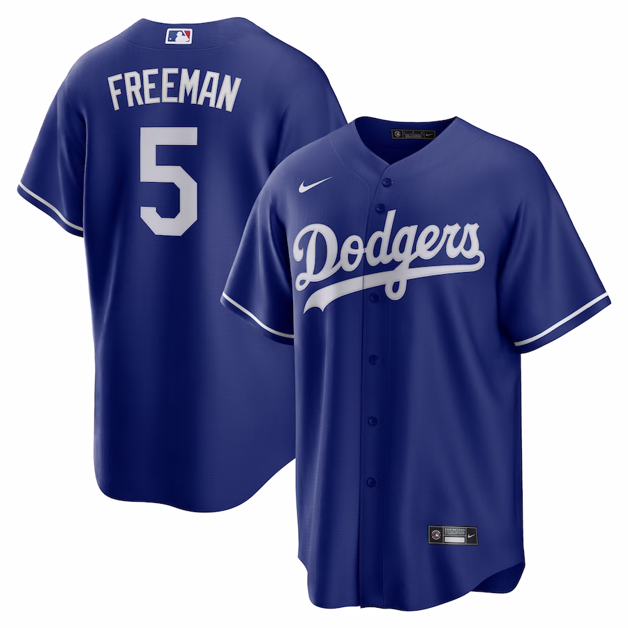 Men's Los Angeles Dodgers Freddie Freeman Nike Royal Alternate Replica Player Jersey - ujerseystore