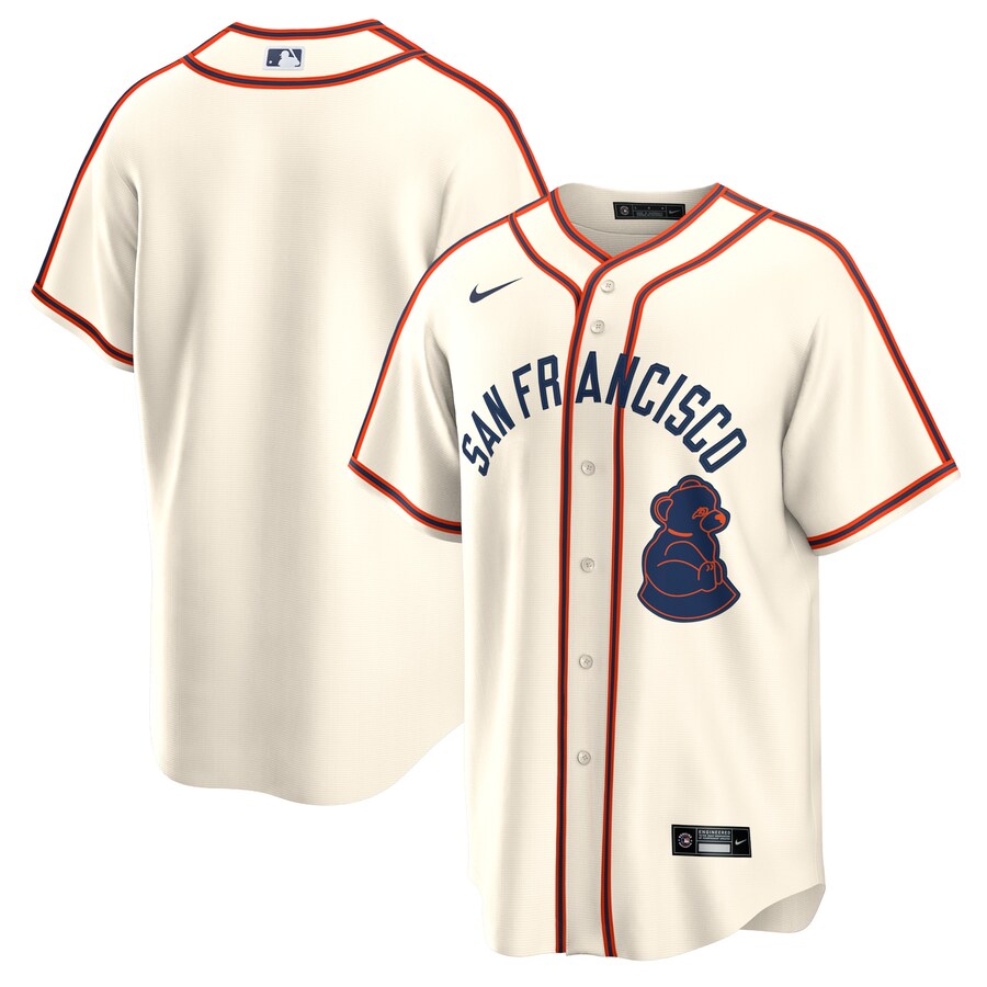 Men's San Francisco Giants  Nike Cream 2024 Rickwood Classic Replica Jersey - ujerseystore