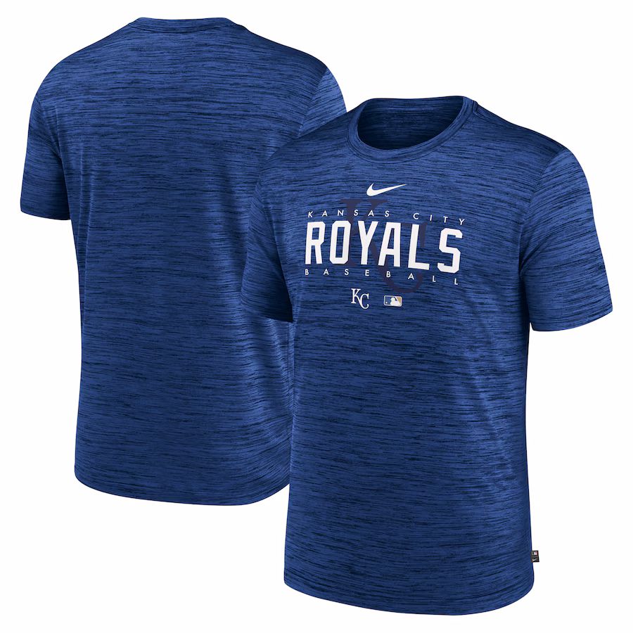 Men's Kansas City Royals Nike Royal Authentic Collection Velocity Performance Practice T-Shirt - ujerseystore