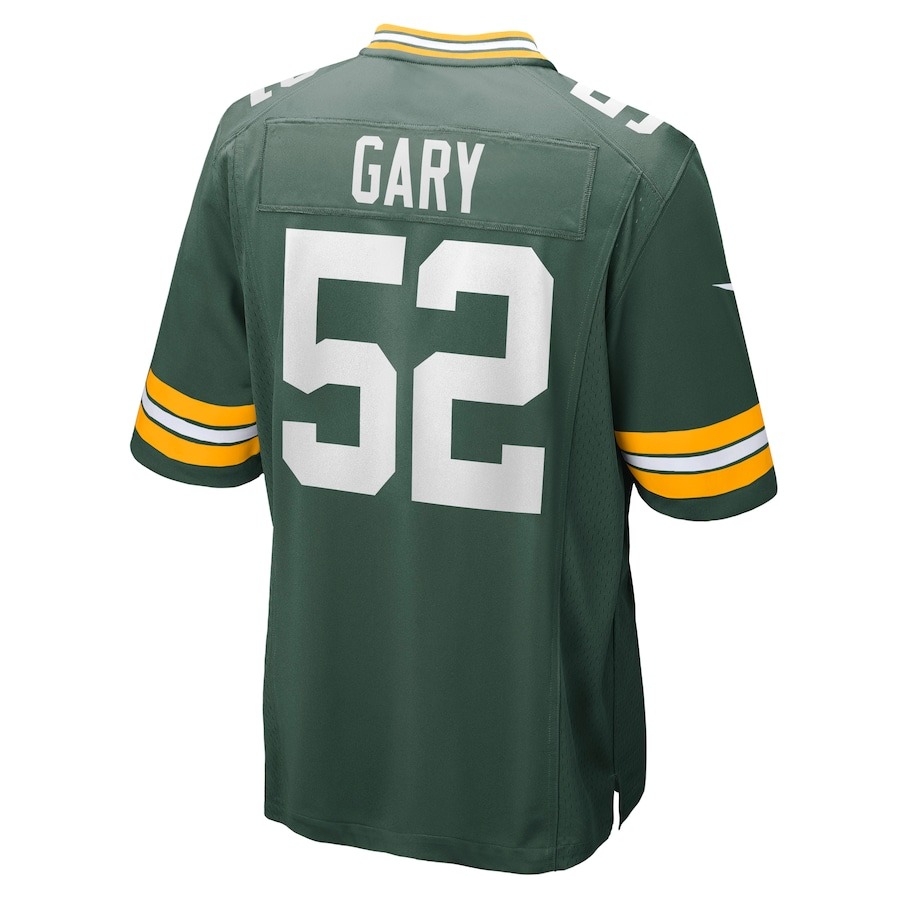 Men's Green Bay Packers Rashan Gary Nike Green Game Jersey - ujerseystore