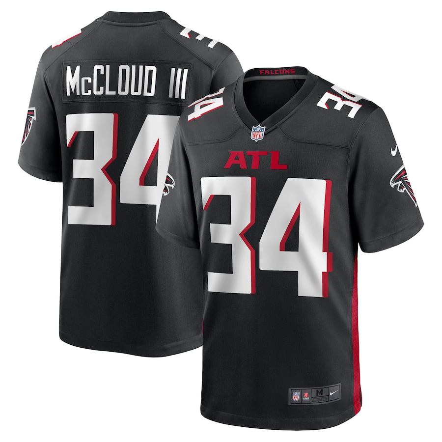 Men's Atlanta Falcons Ray-Ray McCloud III Nike Black Team Game Jersey - ujerseystore