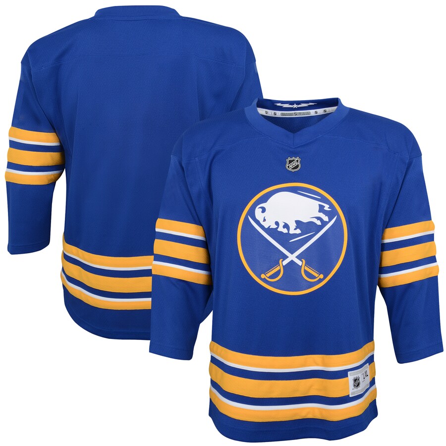 Youth Buffalo Sabres Blue Home Replica Blank Jersey - ujerseystore