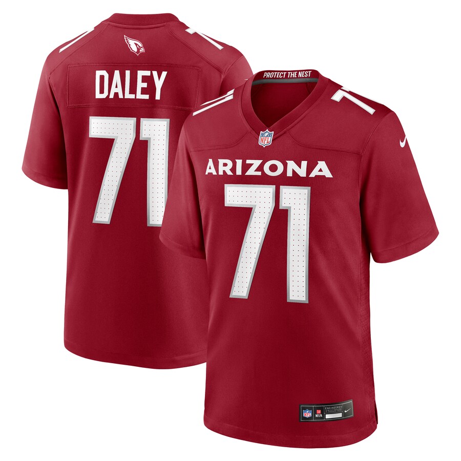 Men's Arizona Cardinals Dennis Daley Nike Cardinal Game Player Jersey - ujerseystore