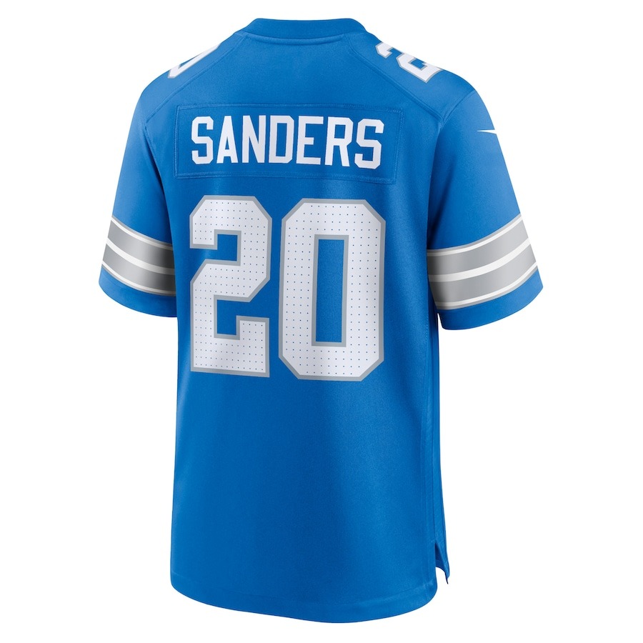 Men's Detroit Lions Barry Sanders Nike Blue Retired Player Game Jersey - ujerseystore