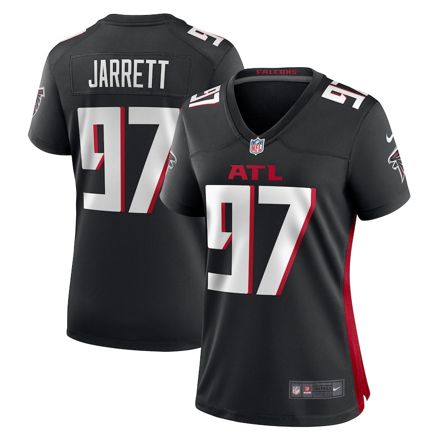 Women's Atlanta Falcons Grady Jarrett Nike Black Game Jersey - ujerseystore
