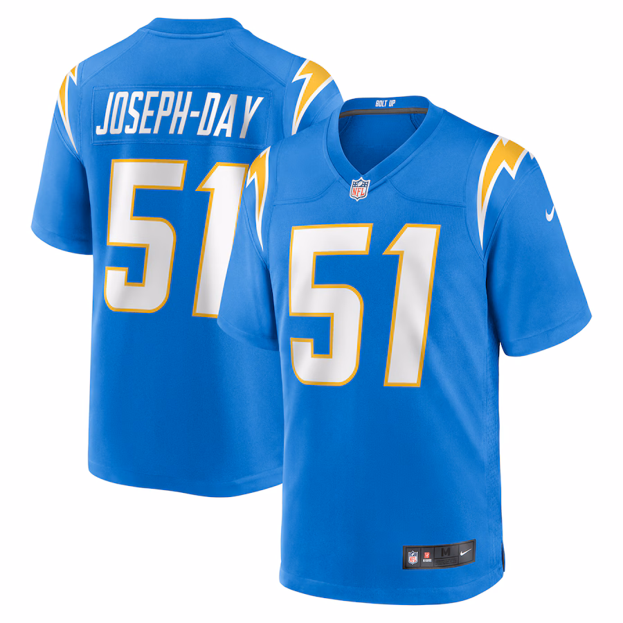 Men's Los Angeles Chargers Sebastian Joseph-Day Nike Powder Blue Game Player Jersey - ujerseystore