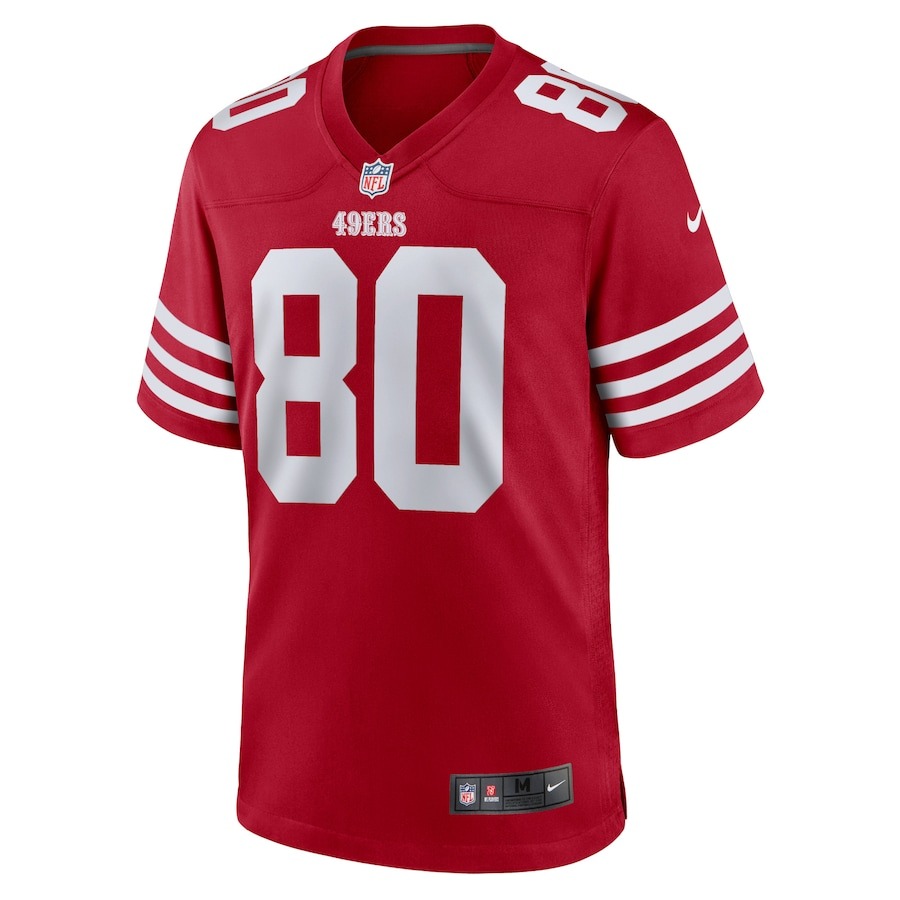 Men's San Francisco 49ers Jerry Rice Nike Scarlet Retired Team Player Game Jersey - ujerseystore