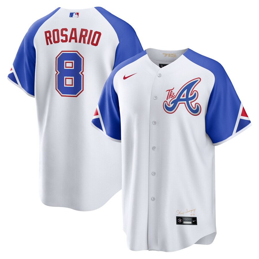 Men's Atlanta Braves Eddie Rosario Nike White City Connect Replica Player Jersey - ujerseystore