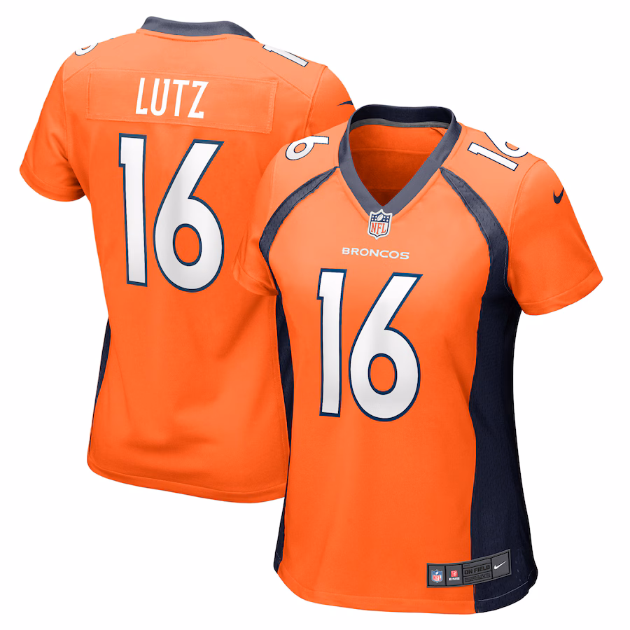 Women's Denver Broncos Wil Lutz Nike  Orange  Game Jersey - ujerseystore