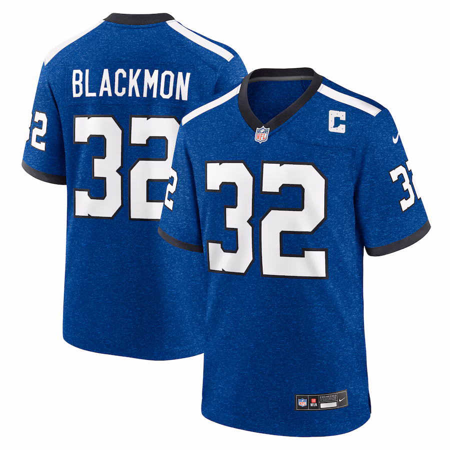 Men's Indianapolis Colts Julian Blackmon Nike Royal Indiana Nights Alternate Game Jersey - ujerseystore