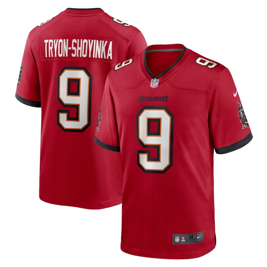 Men's Tampa Bay Buccaneers Joe Tryon-Shoyinka Nike Red Game Jersey - ujerseystore