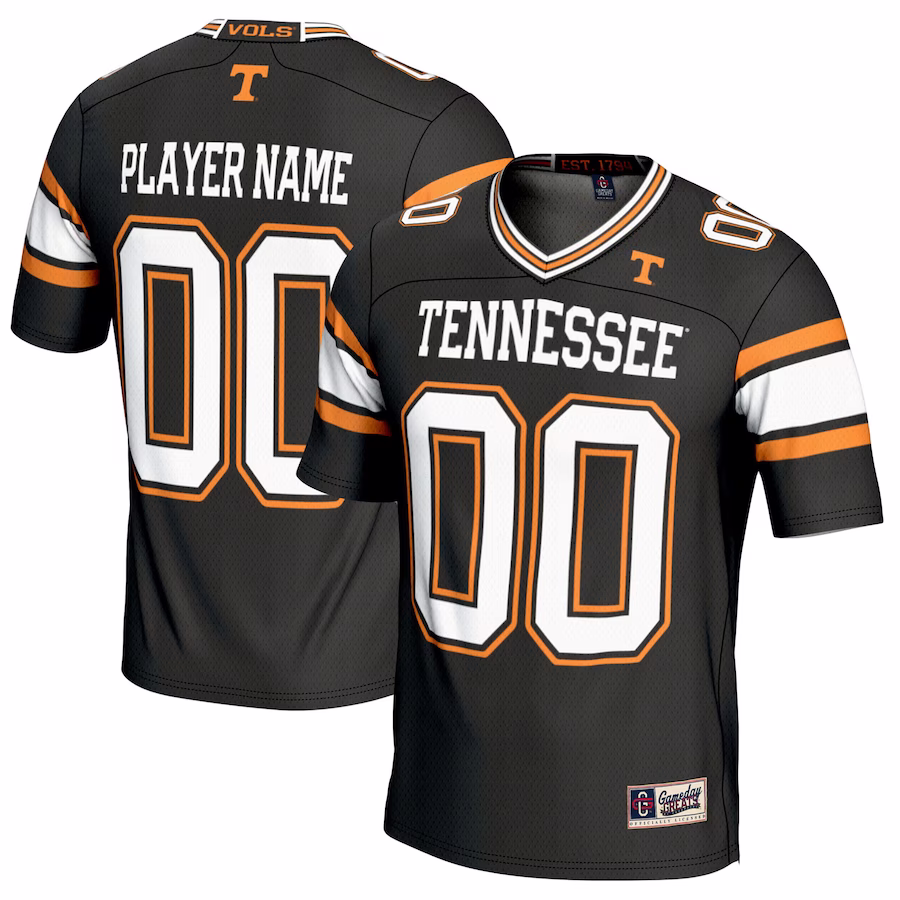 Tennessee Volunteers GameDay Greats Youth NIL Pick-A-Player Football Jersey - Black - ujerseystore