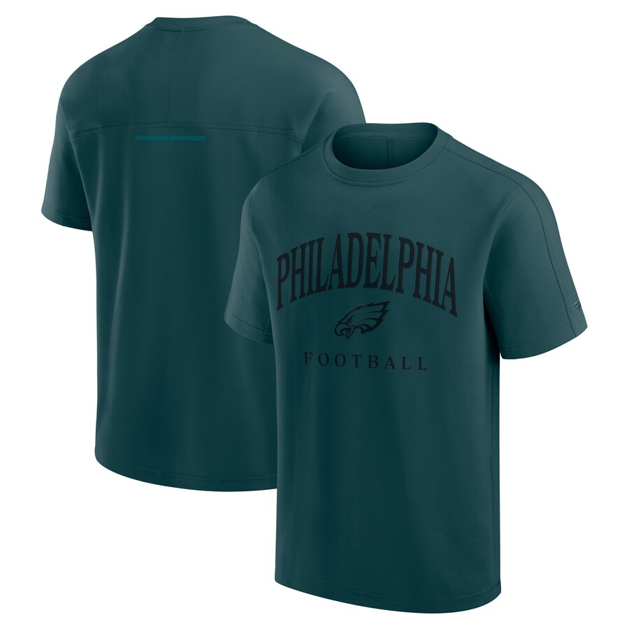 Unisex Philadelphia Eagles Fanatics Midnight Green Elements Flex Tri-Blend T-Shirt - ujerseystore