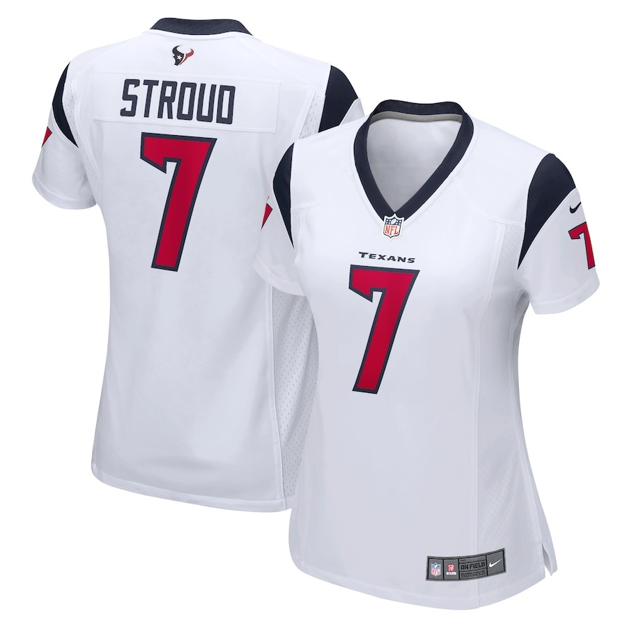 Women's Houston Texans C.J. Stroud Nike White Game Jersey - ujerseystore