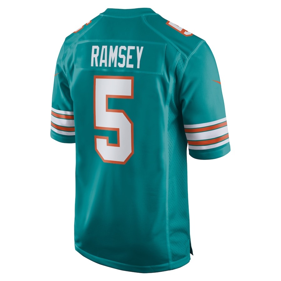 Men's Miami Dolphins Jalen Ramsey Nike Aqua Alternate Game Jersey - ujerseystore