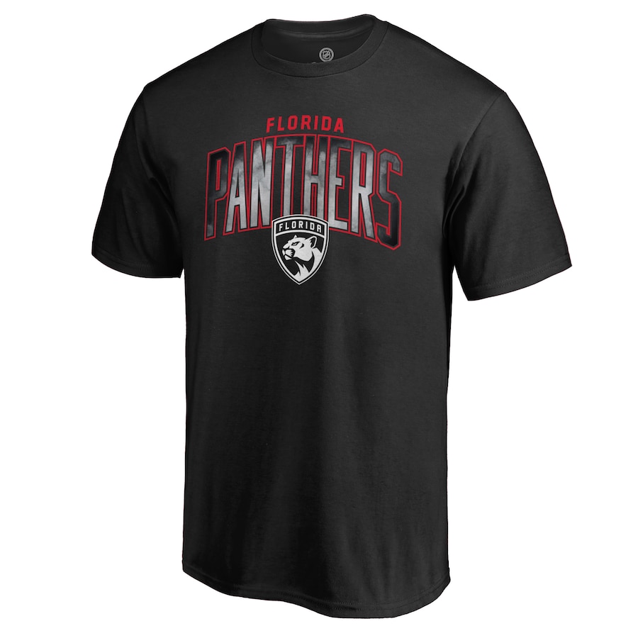 Men's Florida Panthers Black Arch Smoke T-Shirt - ujerseystore