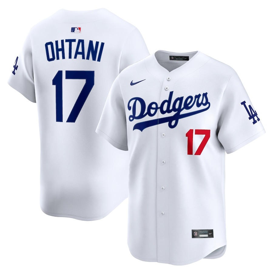 Men's Los Angeles Dodgers Shohei Ohtani Nike White Home Limited Player Jersey - ujerseystore