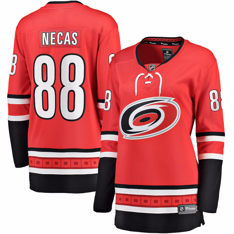 Women's Carolina Hurricanes Martin Necas Fanatics Red Alternate Breakaway Player Jersey - ujerseystore