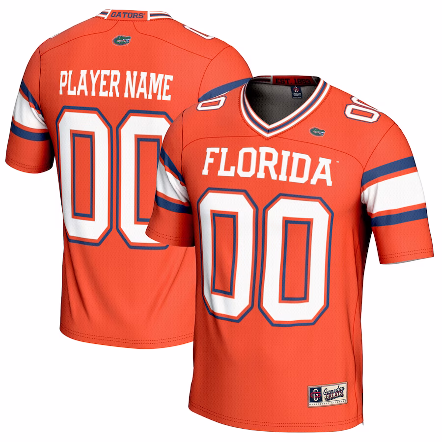 Florida Gators GameDay Greats NIL Pick-A-Player Football Jersey - Orange - ujerseystore