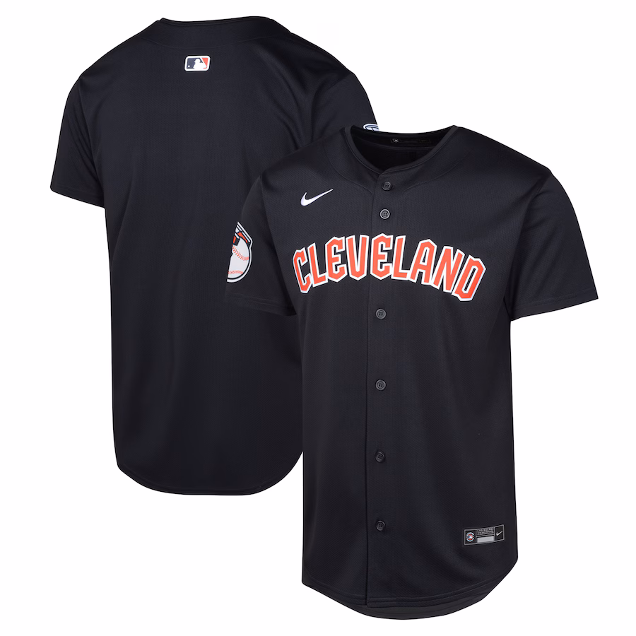 Youth Cleveland Guardians Nike Navy Alternate Limited Jersey - ujerseystore