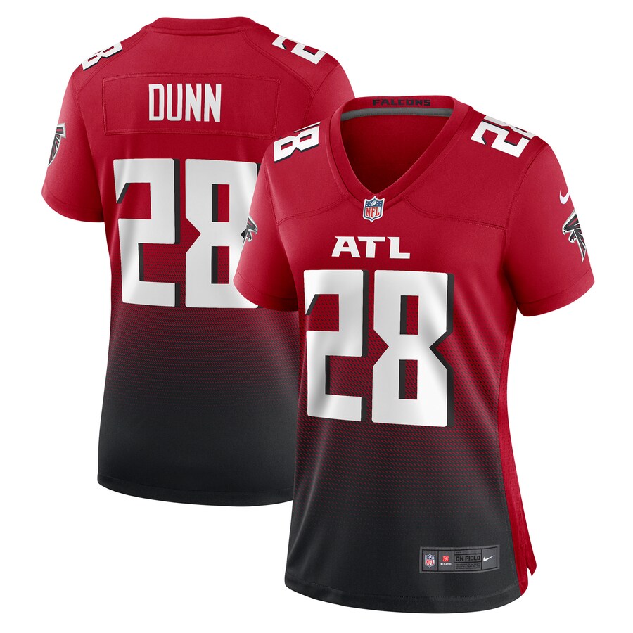 Women's Atlanta Falcons Warrick Dunn Nike Red Retired Game Jersey - ujerseystore