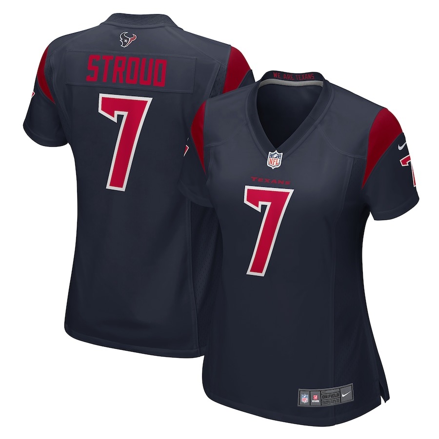 Women's Houston Texans C.J. Stroud Nike Navy Alternate Game Jersey - ujerseystore