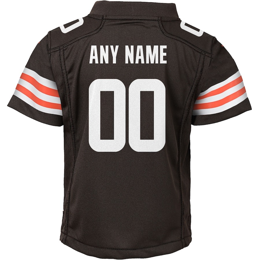 Youth Nike Cleveland Browns Brown Custom Game Jersey - ujerseystore